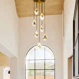 entryway crystal chandelier