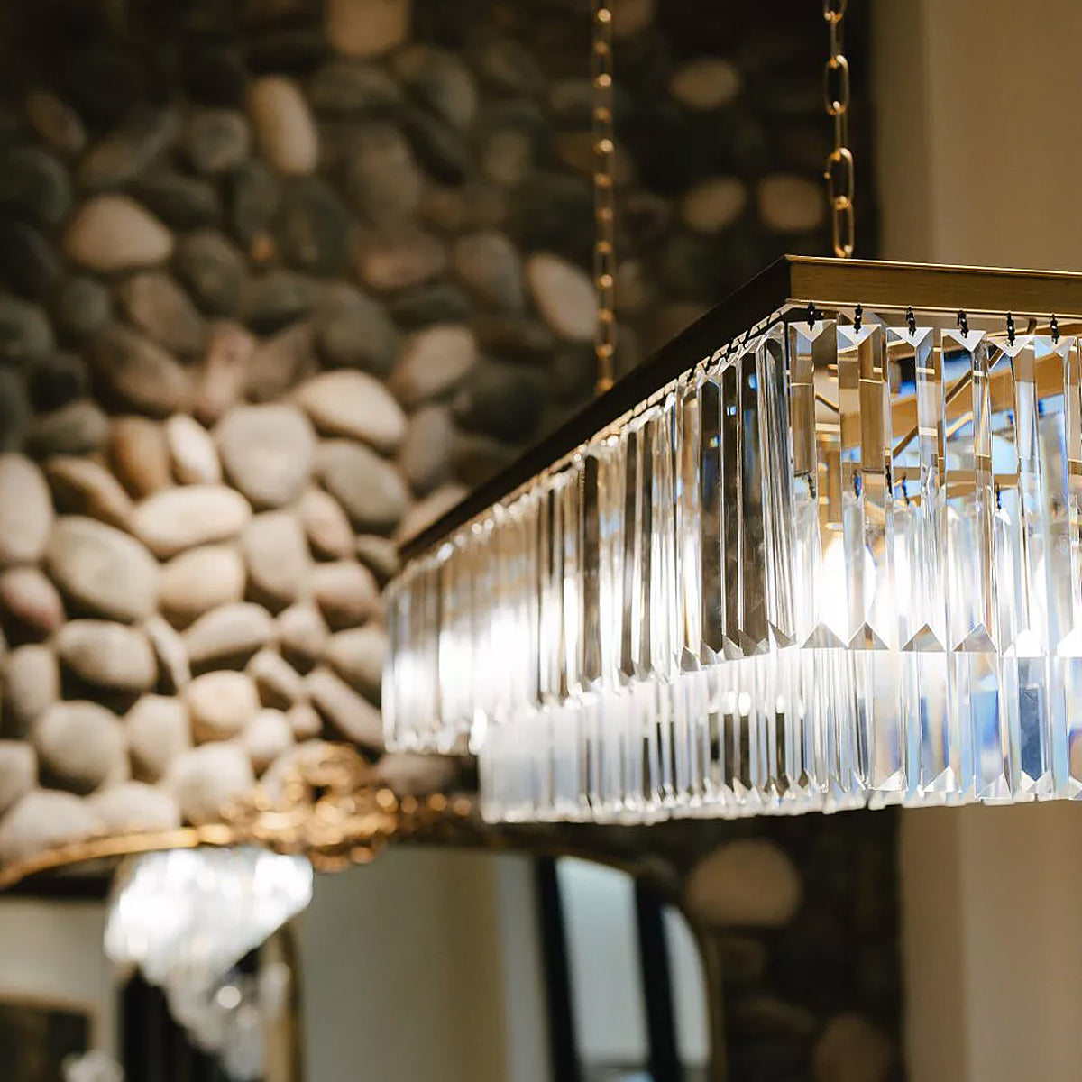 Leyland Tiered Rectangular Chandelier