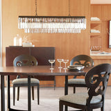 Leyland Tiered Rectangular Chandelier