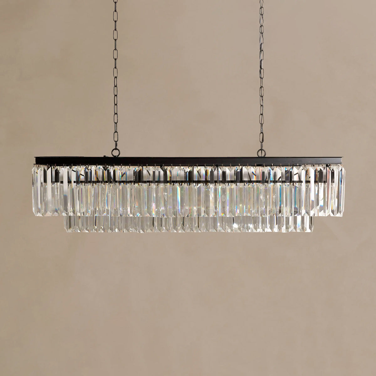 Leyland Tiered Rectangular Chandelier