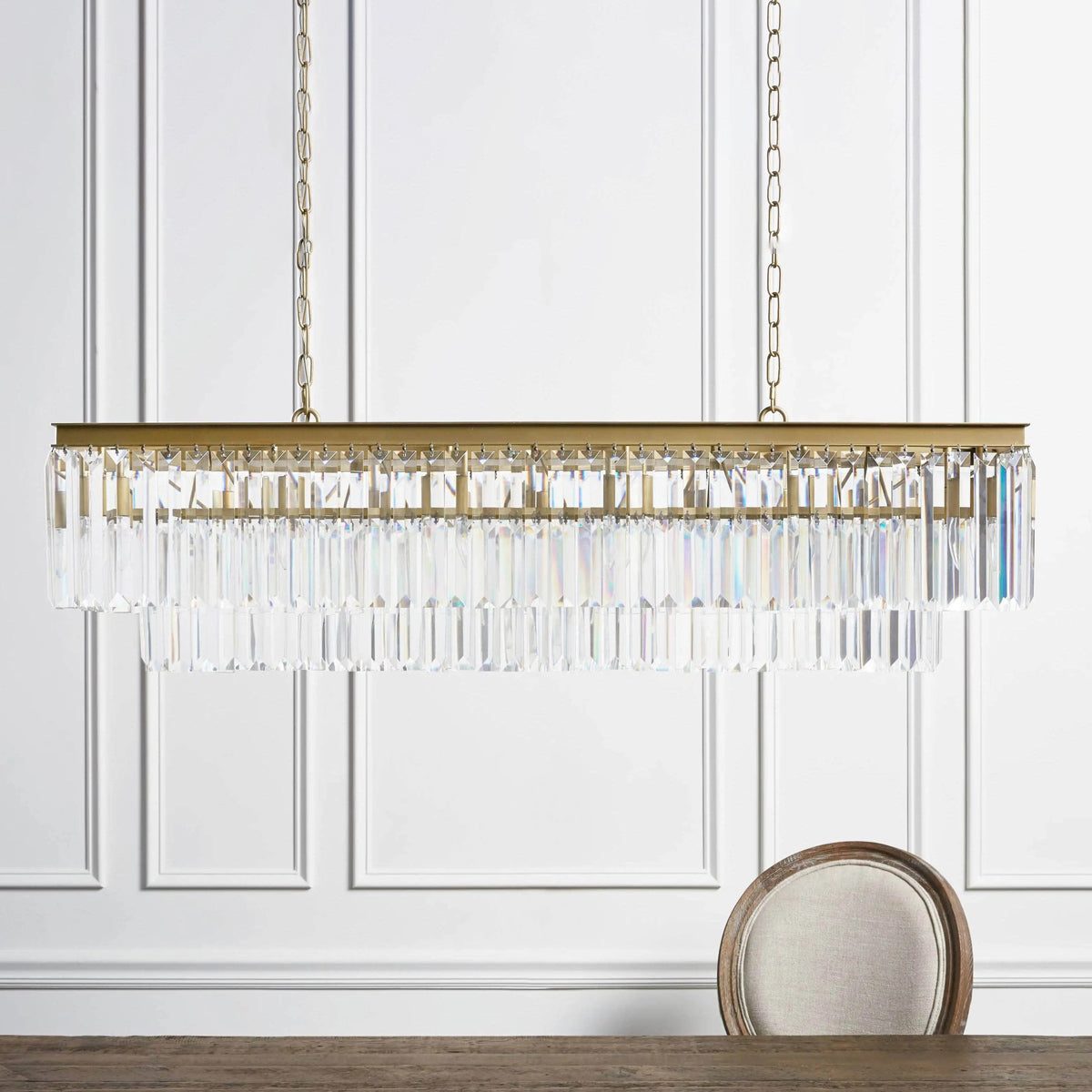Leyland Tiered Rectangular Chandelier