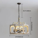 rustic candle chandelier