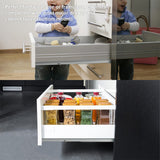 Silver Soft Close Undermount Slides Drawer Slides