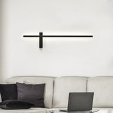 black long strip wall sconces