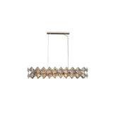 rectangular crystal chandelier
