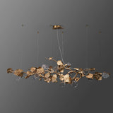 elegant brass chandelier
