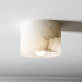 Loris Flush Mount — Geometric Ceiling Light with Warm Diffused Glow
