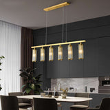 minimalist brass pendant
