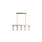 modern linear chandelier
