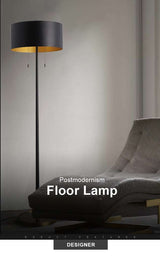 violetta black floor lamp