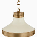 Maxton Pendant — Geometric Metal Hanging Light with Warm Directional Glow