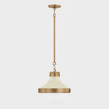 Maxton Pendant — Geometric Metal Hanging Light with Warm Directional Glow