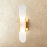 Melange Alabaster Wall Sconce | Sculptural Accent for Chic Interiors