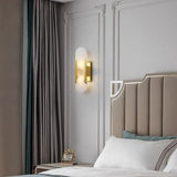 Melange Alabaster Wall Sconce | Sculptural Accent for Chic Interiors - View 3