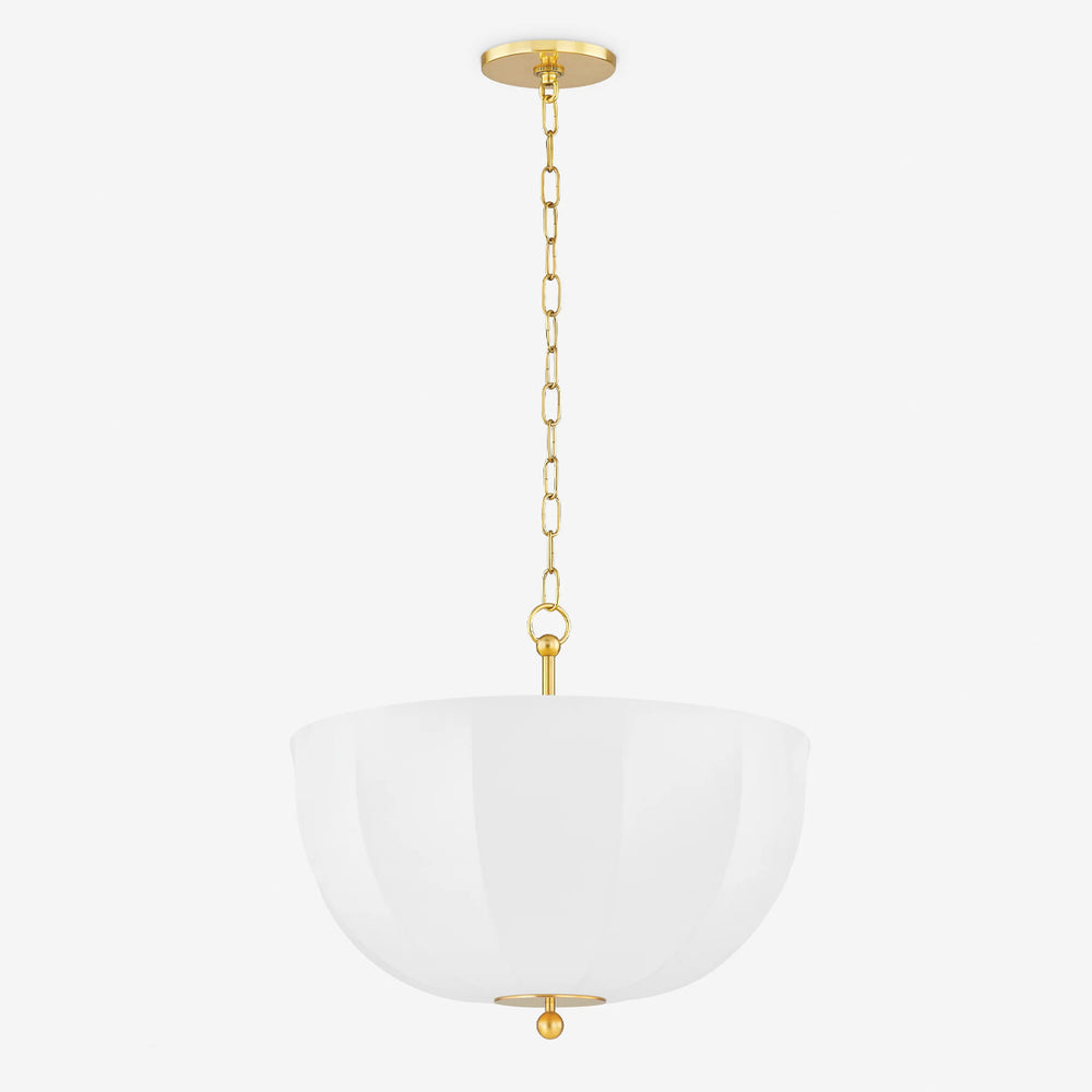 Meshelle Pendant — Open Metal Mesh Light with Warm Filtered Glow