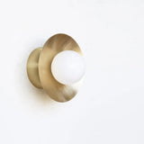 Mid-Century Modern Ceiling / Wall Light with Handcrafted Glass Globe
