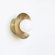 Mid-Century Modern Ceiling / Wall Light with Handcrafted Glass Globe - View 4