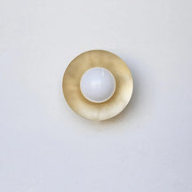 Mid-Century Modern Ceiling / Wall Light with Handcrafted Glass Globe - View 5