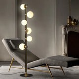 spiral design floor lamp