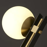 spiral globe floor lamp