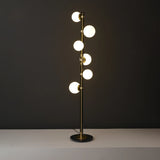 mid century retro globe floor lamp
