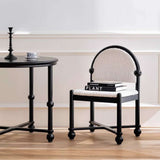 white accent chair