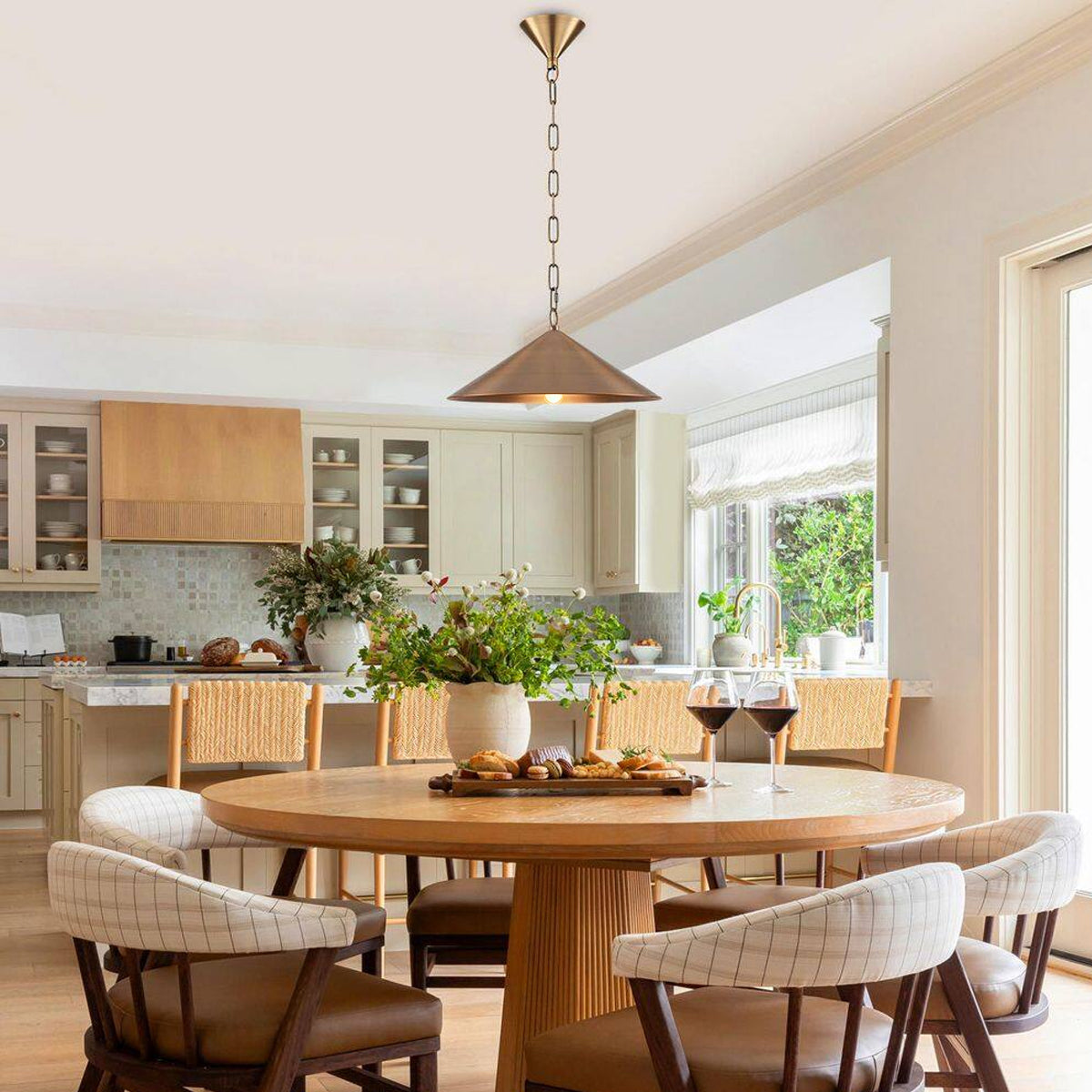 Midvale Pendant  — Tapered Hanging Light for Kitchen & Dining