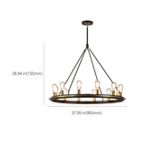 clear glass chandelier