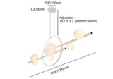 hanging glass ball led light