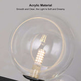 contemporary glass ball led lamp