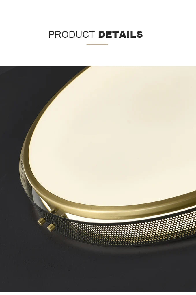 pmma shade flush mount lamp