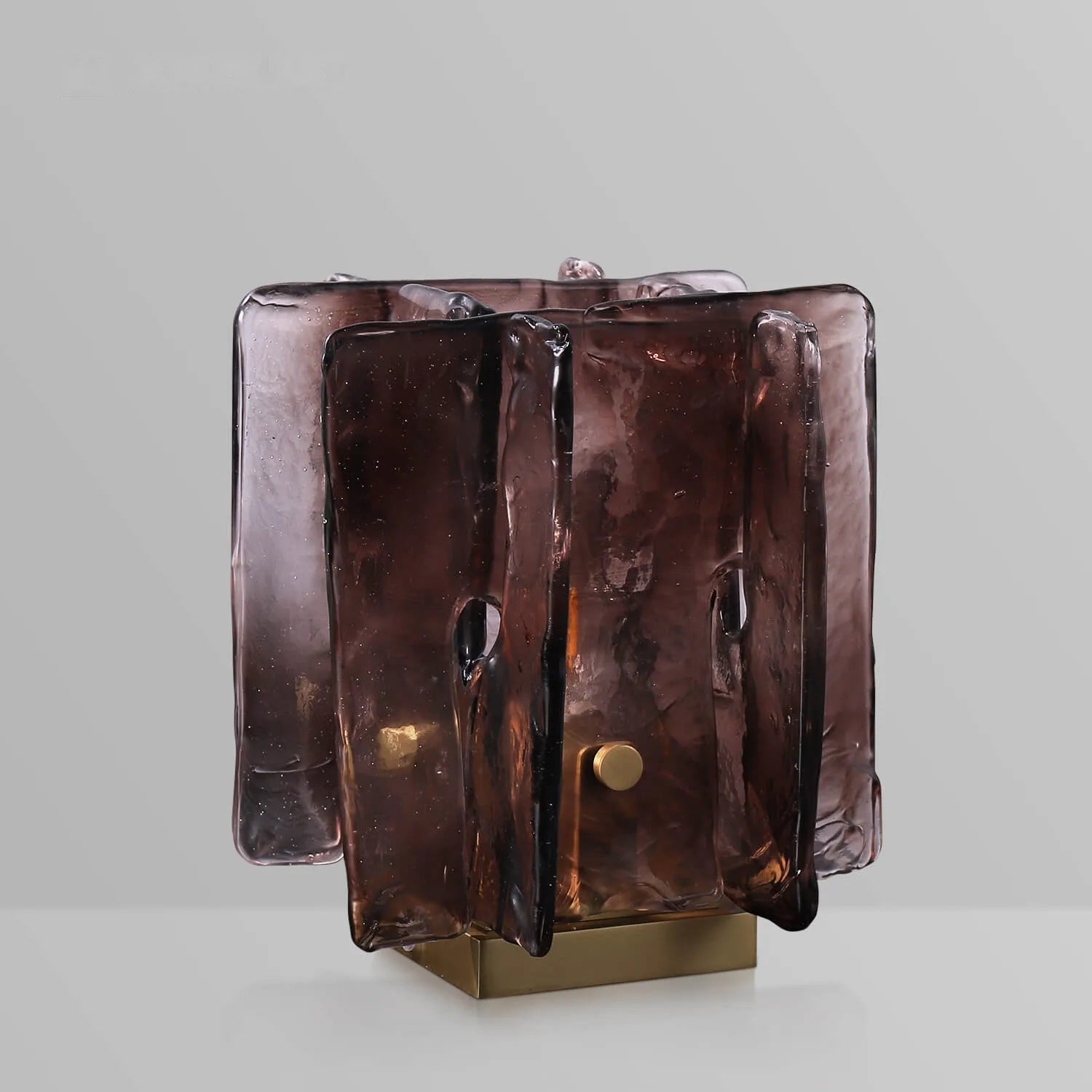 modern amber table lamp