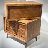 solid wood end tables