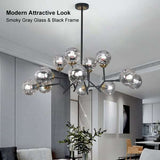 black chandelier for living room