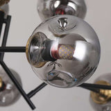 stylish black chandelier