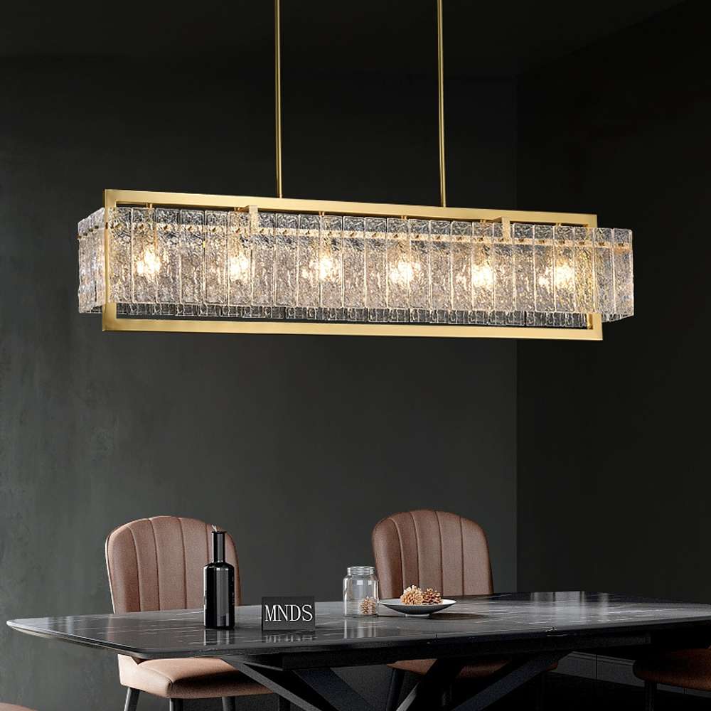 elegant crystal pendant light for kitchens