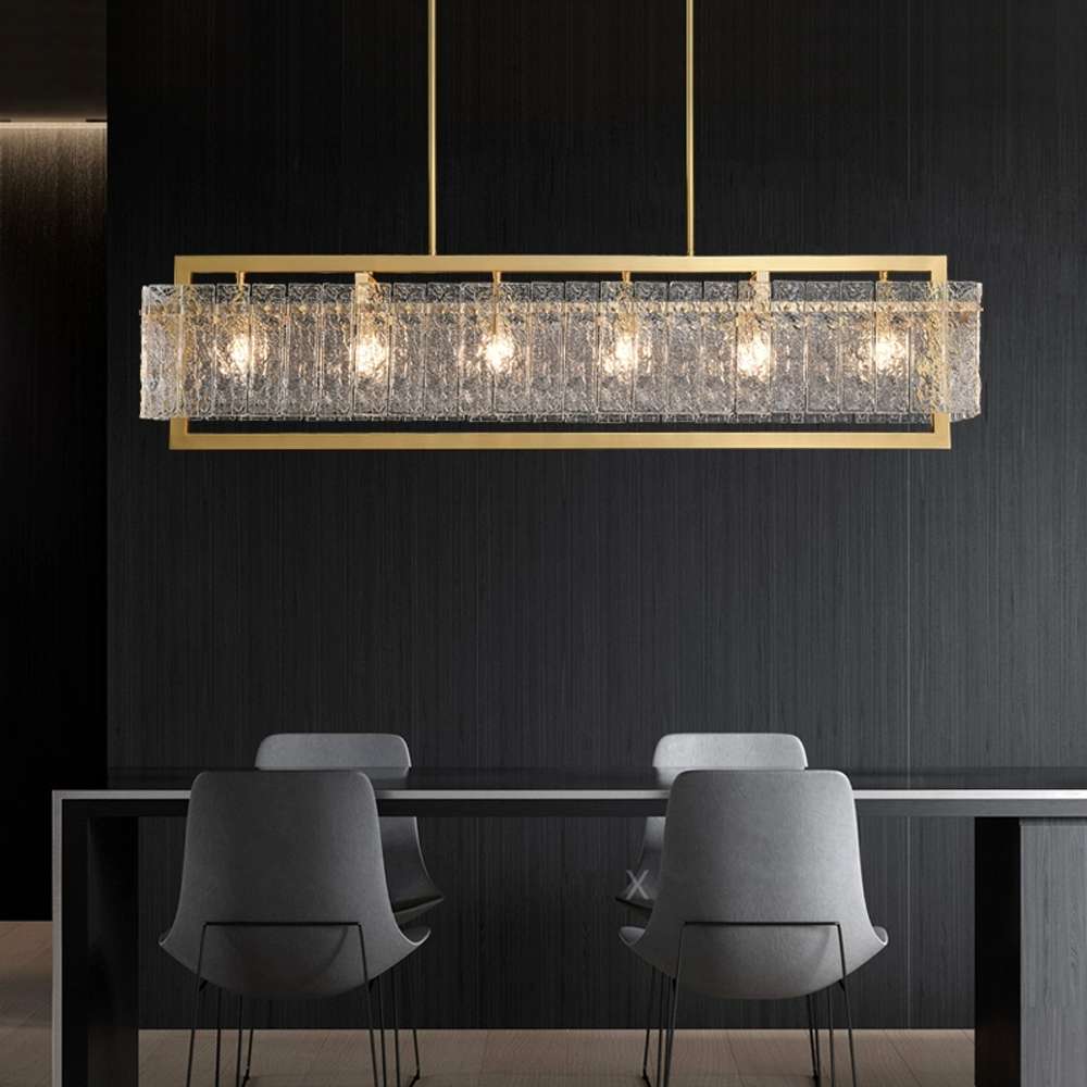crystal hanging lamps for kitchen spaces