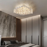 contemporary square clear ceiling lamp
