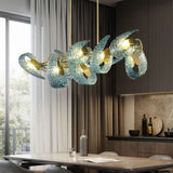 floral glass lighting fixture