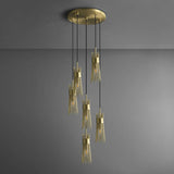 modern gold leaf lighting