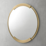 gold frame round mirrors