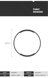 frame round bathroom mirrors