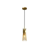 gold leaf pendant lighting