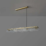 water ripple glass pendant light