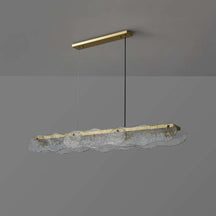 water ripple glass pendant light