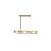 chandelier with water ripple design