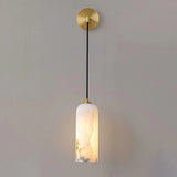Monty Alabaster Wall Lamp | Architectural Wall Fixture for Refined Spaces - View 2