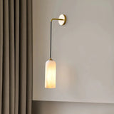 Monty Alabaster Wall Lamp | Architectural Wall Fixture for Refined Spaces - View 4