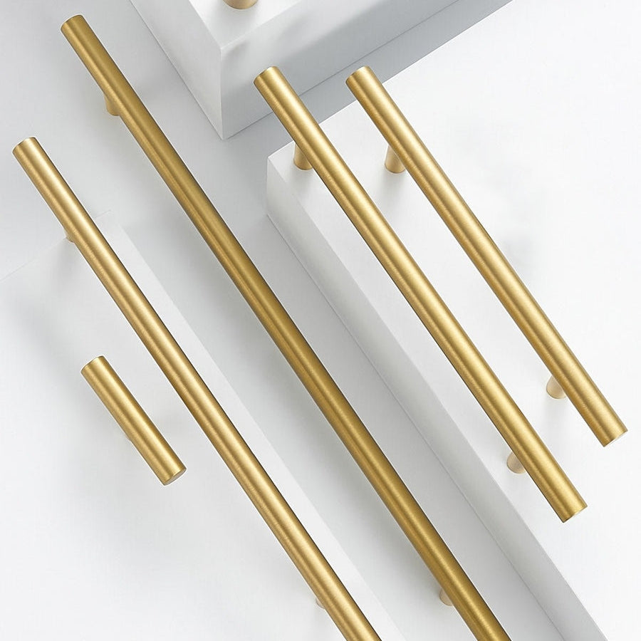 Brushed Gold Euro Style Cabinet Handles