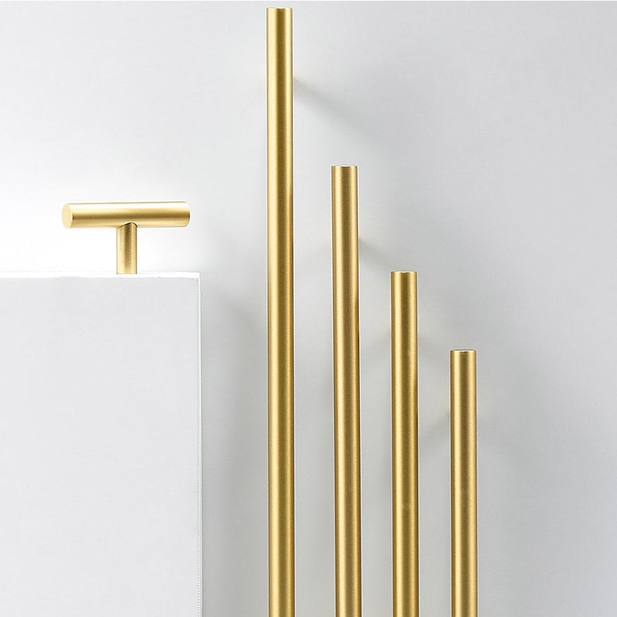 Brushed Gold Euro Style Cabinet Handles